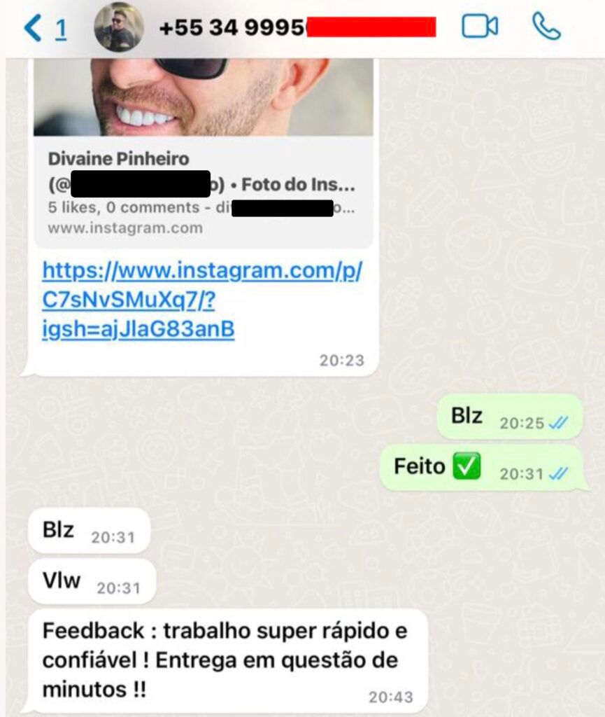 Depoimento de cliente